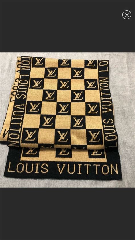 lv checkered scarf|louis vuitton scarf on sale.